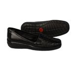 MOCASSIM FEMININO EM COURO PRETO