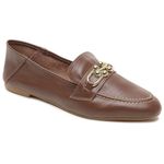 Mocassim Silvia Feminino Couro Legítimo 2 em 1