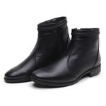 Bota Feminina Cano Curto Couro Bovino Legítimo
