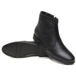Bota Feminina Cano Curto Couro Bovino Legítimo