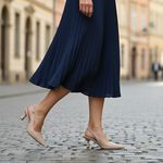 Scarpin Simone Couro Legítimo Estilo Mule