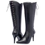 Bota Social Cano Alto Couro Legítimo