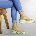Assandalhado Plataforma Ultra Conforto Couro Legítimo