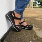 Assandalhado Plataforma Ultra Conforto Couro Legítimo