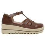 Assandalhado Plataforma Ultra Conforto Couro Legítimo