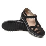 Assandalhado Plataforma Ultra Conforto Couro Legítimo