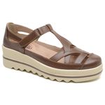 Assandalhado Plataforma Ultra Conforto Couro Legítimo
