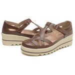 Assandalhado Plataforma Ultra Conforto Couro Legítimo