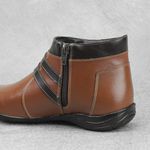 Bota Cano Curto Ref 1093 Couro Legítimo