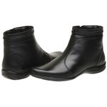 Bota Feminina Cano Curto Couro Bovino Legítimo