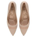 Scarpin Louise Salto Bloco Couro Legítimo 
