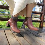 Bota Iris Cano Baixo Couro Legítimo
