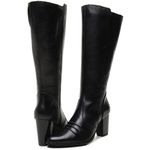 Bota Cano Alto Couro Legítimo