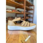 Assandalhado Modelo Plataforma Couro Legítimo Bambu