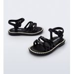 Mini Melissa Sandalia Aurora Baby - Preto
