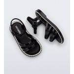 Mini Melissa Sandalia Aurora Baby - Preto