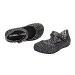 Mini Melissa Sapatilha Campana Papel Baby - Preto Glitter