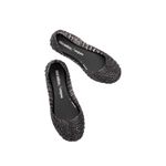 Mini Melissa Sandália Campana Papel - Preto Glitter 