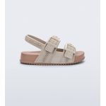 Mini Melissa Sandália Cozy M Lover Baby - Bege 