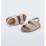 Mini Melissa Sandália Cozy M Lover Baby - Bege 