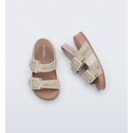 Mini Melissa Sandália Cozy M Lover Baby - Bege 