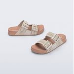 Mini Melissa Chinelo Cozy Slide M Lover - Bege