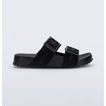 Mini Melissa Chinelo Cozy Slide M Lover - Preto