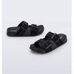 Mini Melissa Chinelo Cozy Slide M Lover - Preto