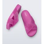 Mini Melissa Chinelo Cozy Slide M Lover II - Rosa 