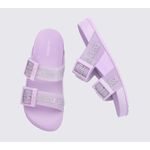 Mini Melissa Chinelo Cozy Slide M Lover - Lilás