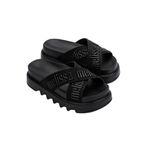 Melissa Chinelo Cross M Lover Platform - Preto