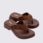 Melissa Chinelo Flatform M Lover - Marrom