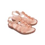Mini Melissa Sandália Flox - Rosa Glitter 