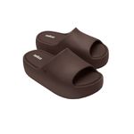 Melissa Tamanco Free Platform Slide - Marrom