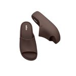 Melissa Tamanco Free Platform Slide - Marrom