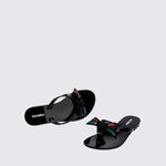 Mini Melissa Chinelo Harmonic M Lover - Preto