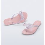 Mini Melissa Chinelo Harmonic M Lover - Rosa Perolado