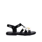 Mini Melissa Sandália Hip Bloomy - Preto