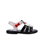 Mini Melissa Sandalia Hip+Hello Kitty Baby - Preto