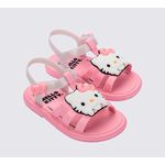 Mini Melissa Sandalia Hip+Hello Kitty Baby - Rosa