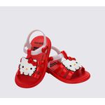 Mini Melissa Sandalia Hip+Hello Kitty Baby - Vermelho