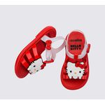 Mini Melissa Sandalia Hip+Hello Kitty Baby - Vermelho