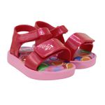 Mini Melissa Sandália Jump Print Baby - Rosa 