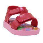 Mini Melissa Sandália Jump Print Baby - Rosa 