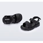 Mini Melissa Sandália Kick Off Sandal Baby - Preto