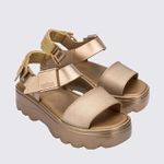 Melissa Sandália Kick Off Sandal Metallic - Dourado