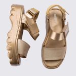 Melissa Sandália Kick Off Sandal Metallic - Dourado