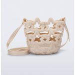 Mini Melissa Sandália Luminous - Bege Glitter 