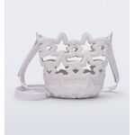 Mini Melissa Sandália Luminous Baby - Branco Glitter 