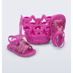 Mini Melissa Sandália Luminous Baby - Rosa Glitter 